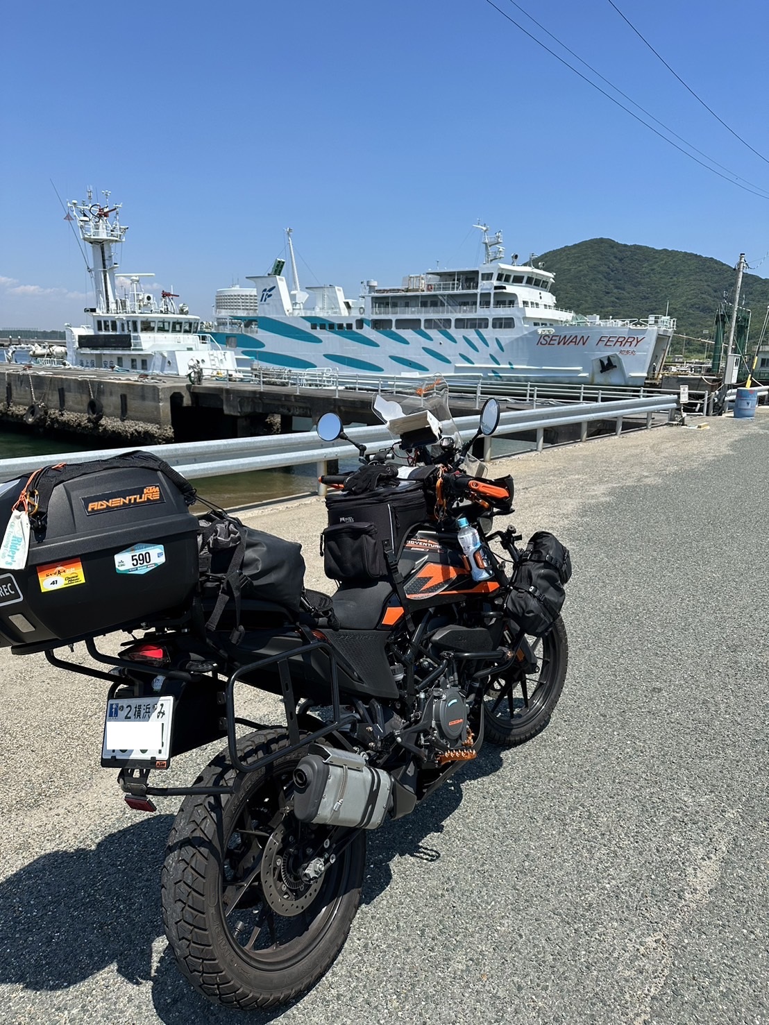 伊勢湾フェリーで伊良湖へ